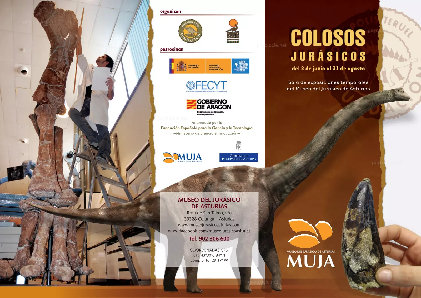 Portada de COLOSOS JURÁSICOS