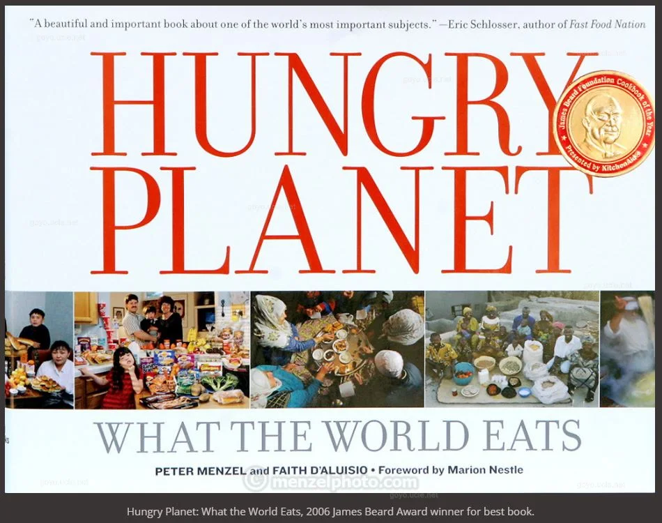 Portada de PLANETA HAMBRIENTO. LO QUE COME EL MUNDO, DE PETER MENZEL