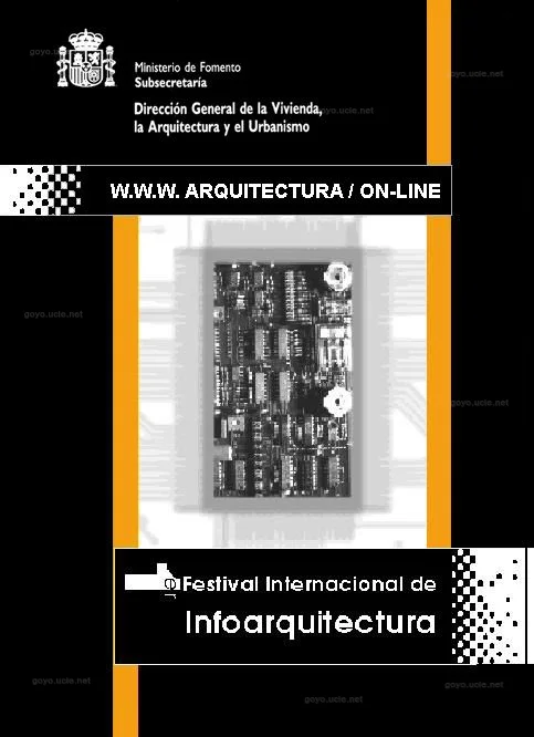 Portada de «FESTIVAL INTERNACIONAL DE INFOARQUITECTURA»