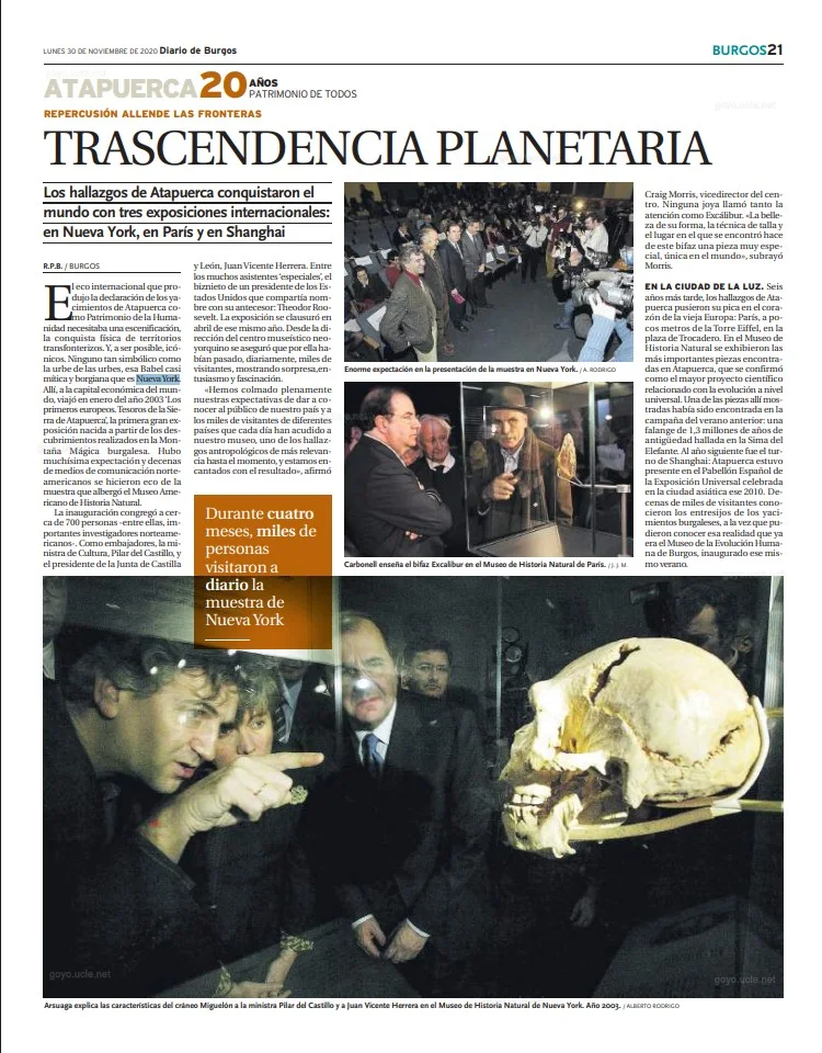 Portada de ATAPUERCA. LOS PRIMEROS EUROPEOS: TESOROS DE LA SIERRA DE ATAPUERCA