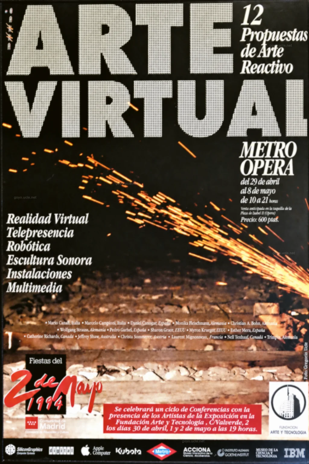 Portada de ARTE VIRTUAL: DOCE PROPUESTAS DE ARTE REACTIVO
