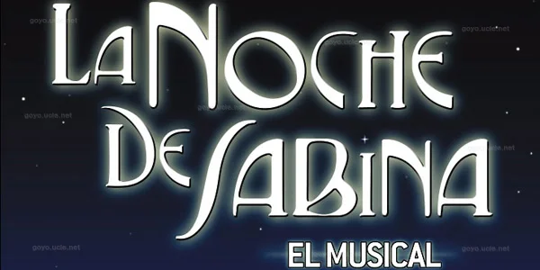Portada de LA NOCHE DE SABINA – EL MUSICAL